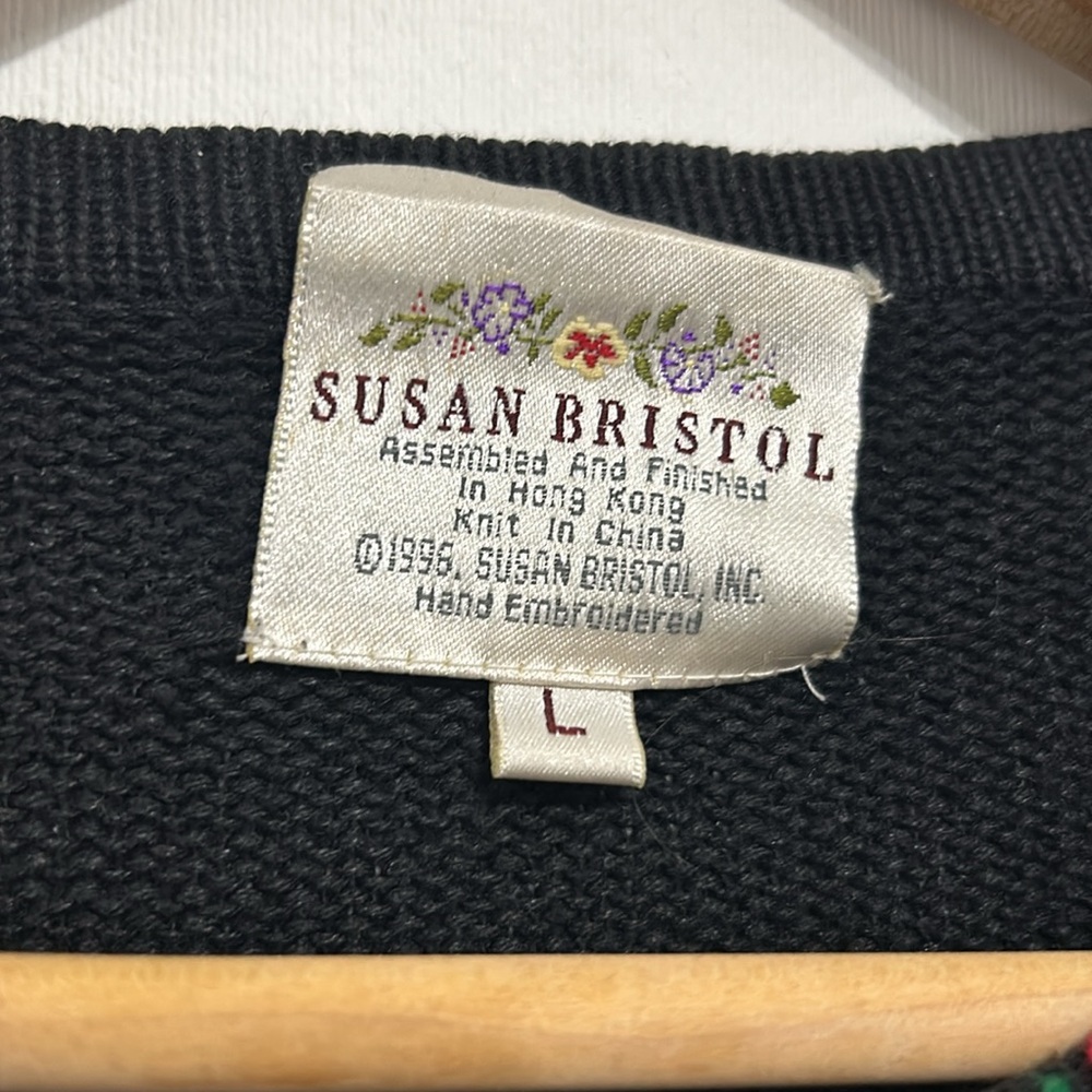 Susan Bristol Cottagecore Patchwork Christmas Swe… - image 5